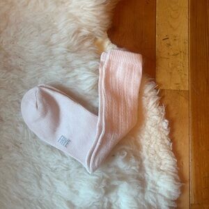Women's Brand New blush pink Frye Socks
